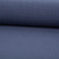 Baumwollstoff Cotton Slub washed jeansblau 1,30m Breite