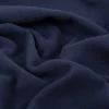 Baumwollstoff Cotton Slub washed navy-blau 1,30m Breite