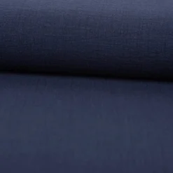 Baumwollstoff Cotton Slub washed navy-blau 1,30m Breite