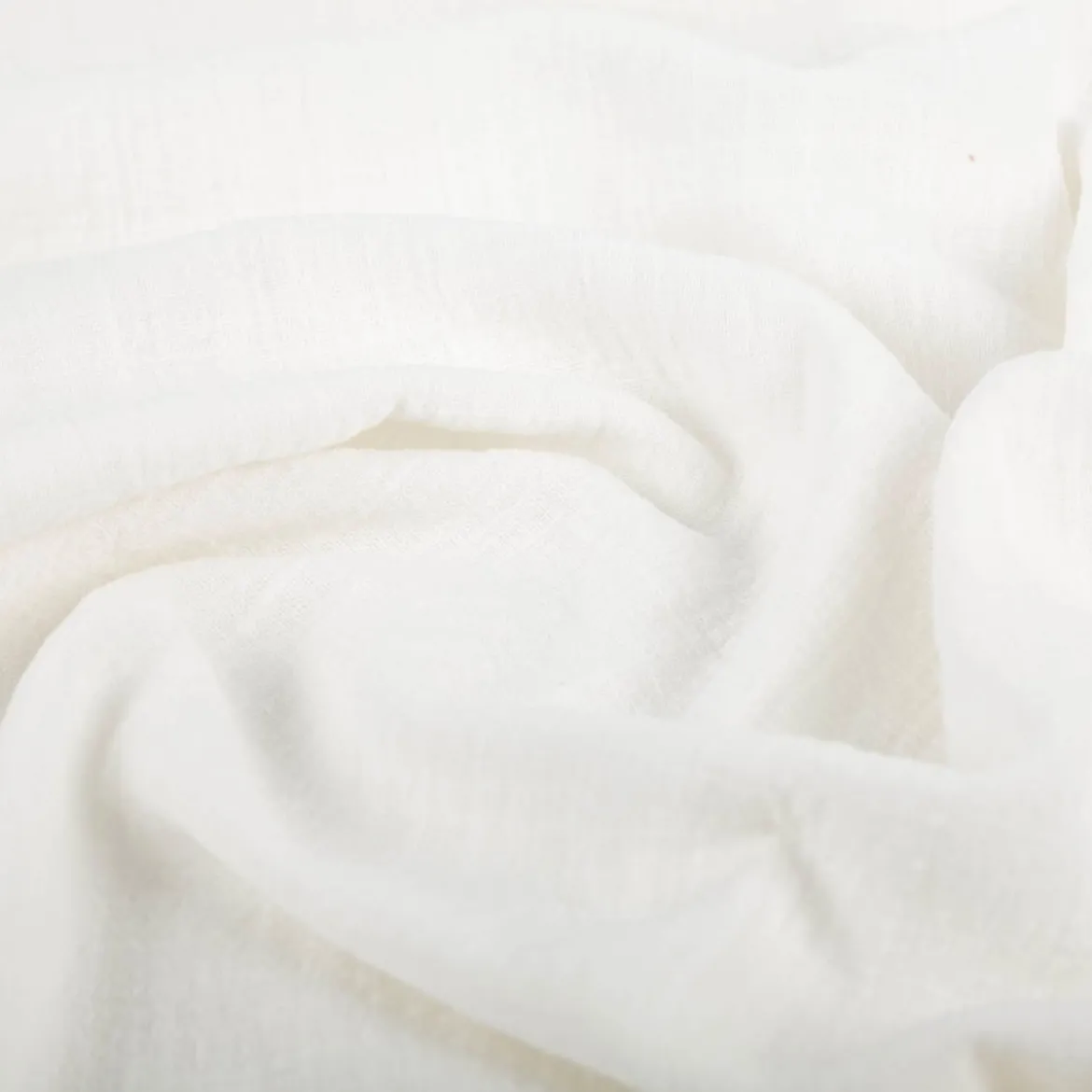 Baumwollstoff Cotton Slub washed off-white 1,30m Breite
