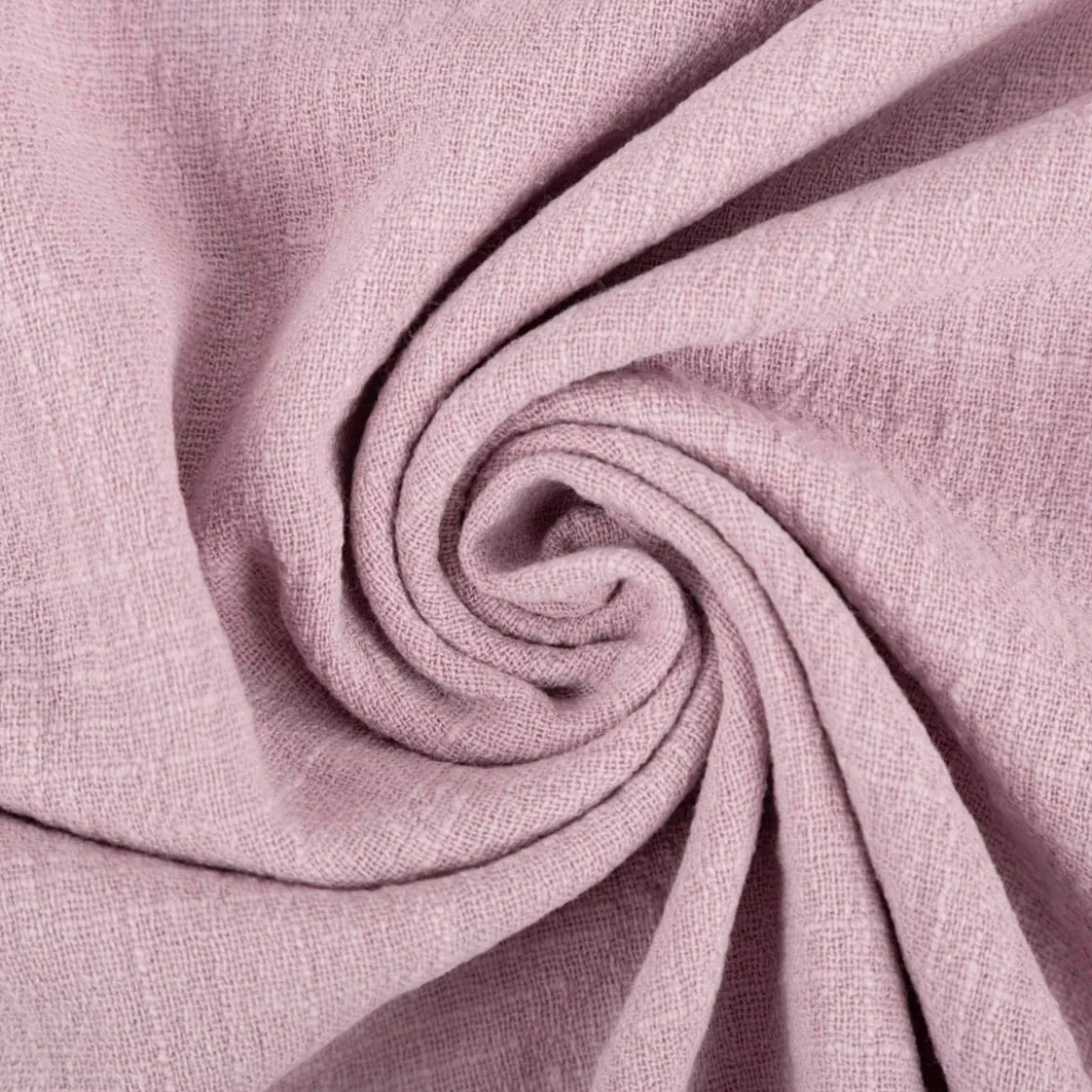 Baumwollstoff Cotton Slub washed violett 1,30m Breite