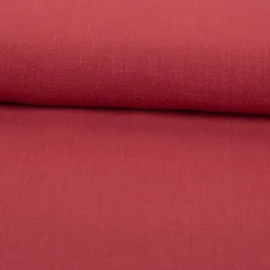 Baumwollstoff Cotton Slub washed rot 1,30m Breite
