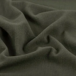 Baumwollstoff Cotton Slub washed army-grün 1,30m Breite