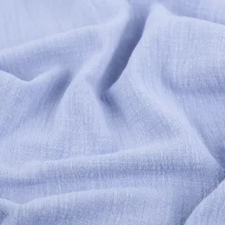 Baumwollstoff Cotton Slub washed lavendel-blau1,30m Breite