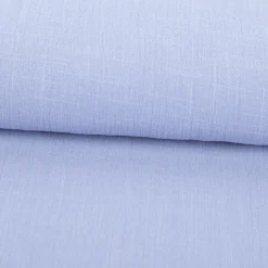 Baumwollstoff Cotton Slub washed lavendel-blau1,30m Breite