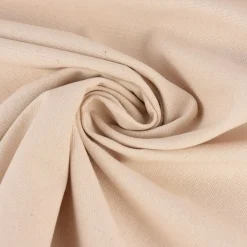 Baumwollstoff Dekostoff Canvas Teflon Tischwäschestoff uni beige 2,8m Breite