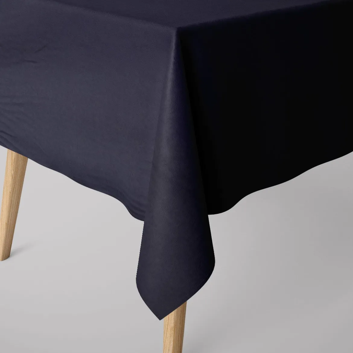 Baumwollstoff Dekostoff Canvas einfarbig navy 1,4m Breite