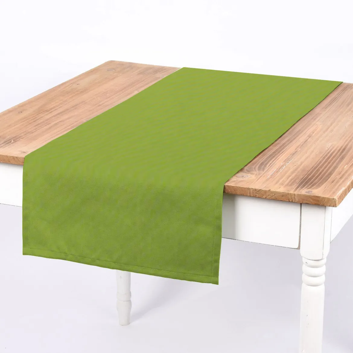 Baumwollstoff Dekostoff Canvas einfarbig limette 1,4m Breite