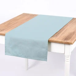 Baumwollstoff Dekostoff Canvas einfarbig hellblau 1,4m Breite