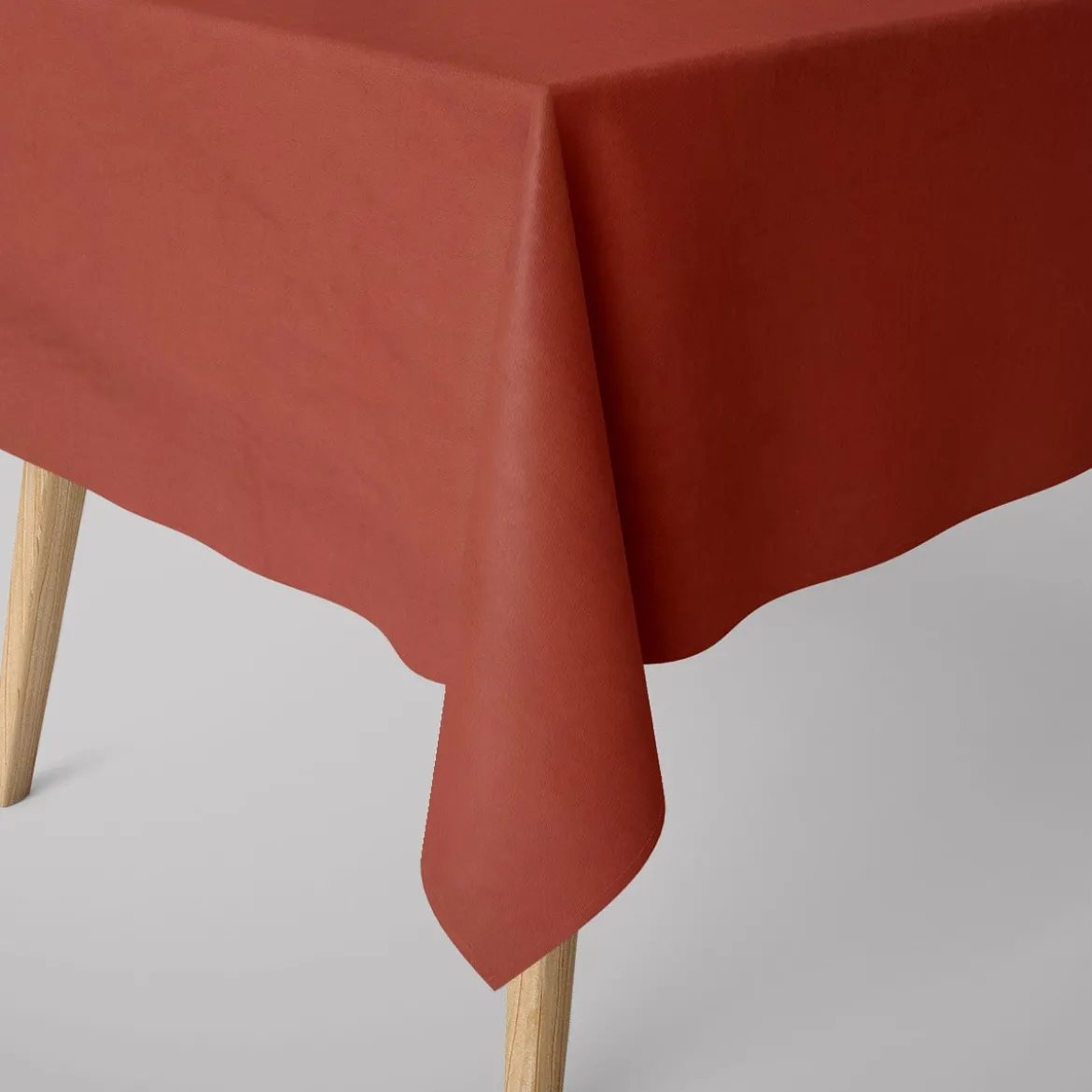 Baumwollstoff Dekostoff Canvas einfarbig terrakotta 1,4m Breite