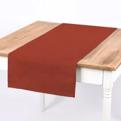 Baumwollstoff Dekostoff Canvas einfarbig terrakotta 1,4m Breite
