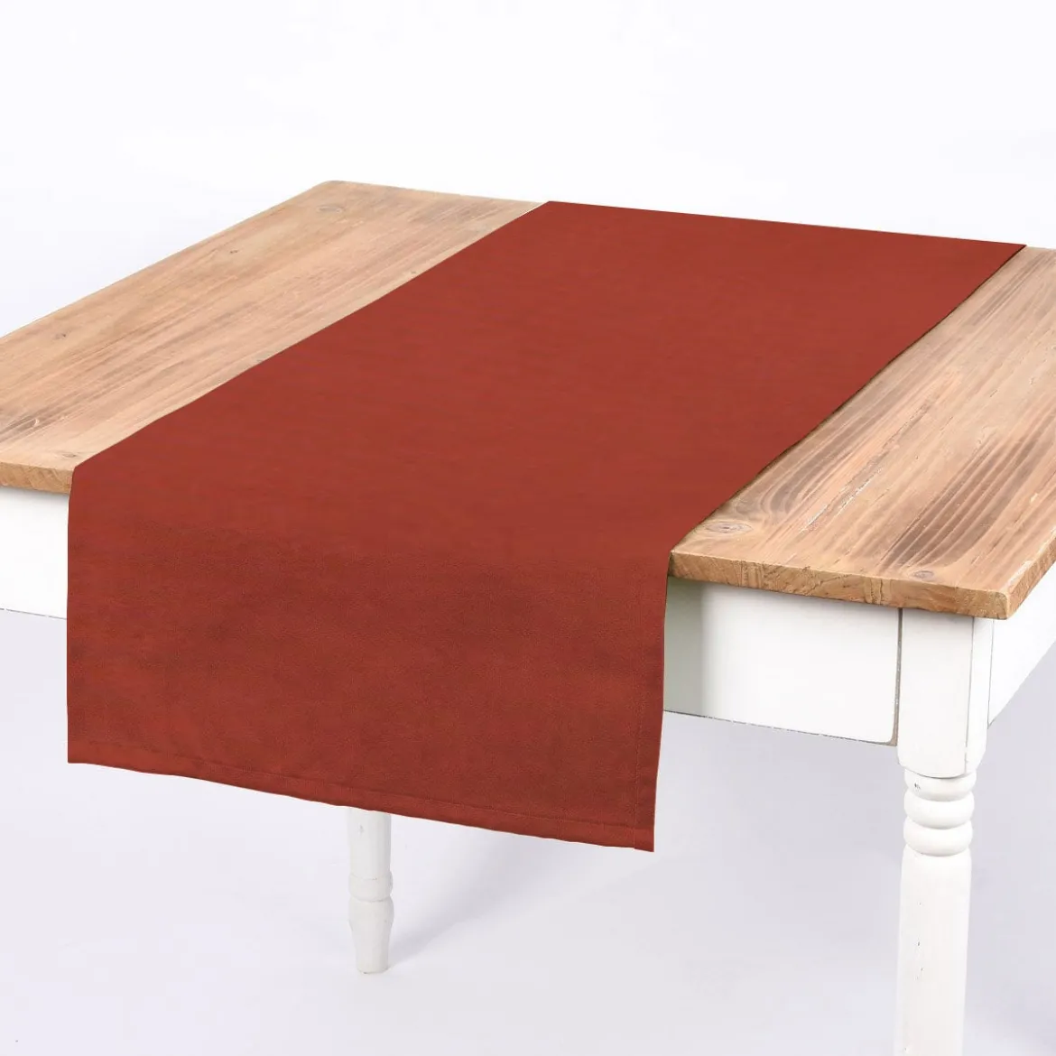 Baumwollstoff Dekostoff Canvas einfarbig terrakotta 1,4m Breite