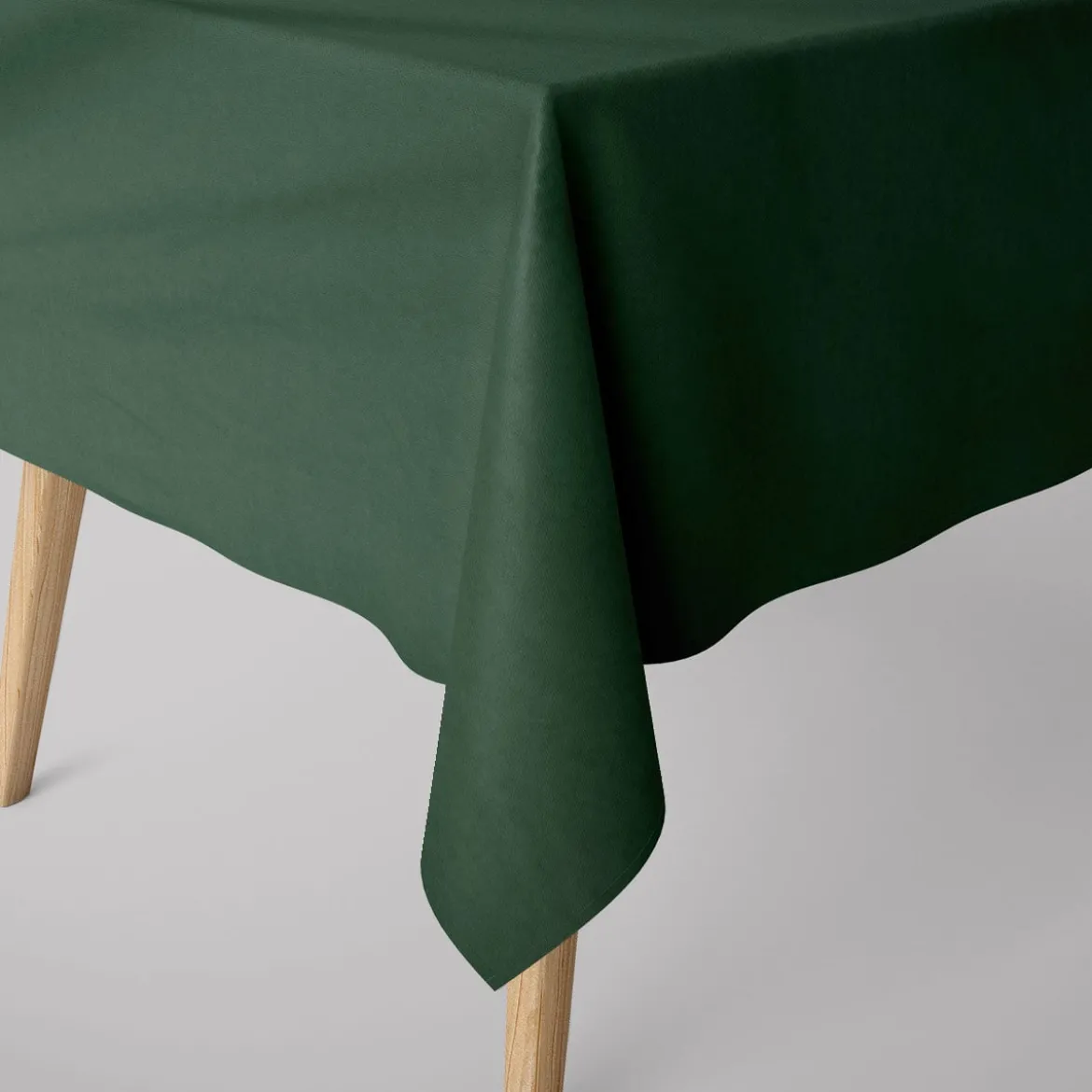 Baumwollstoff Dekostoff Canvas einfarbig dunkelgrün 1,4m Breite