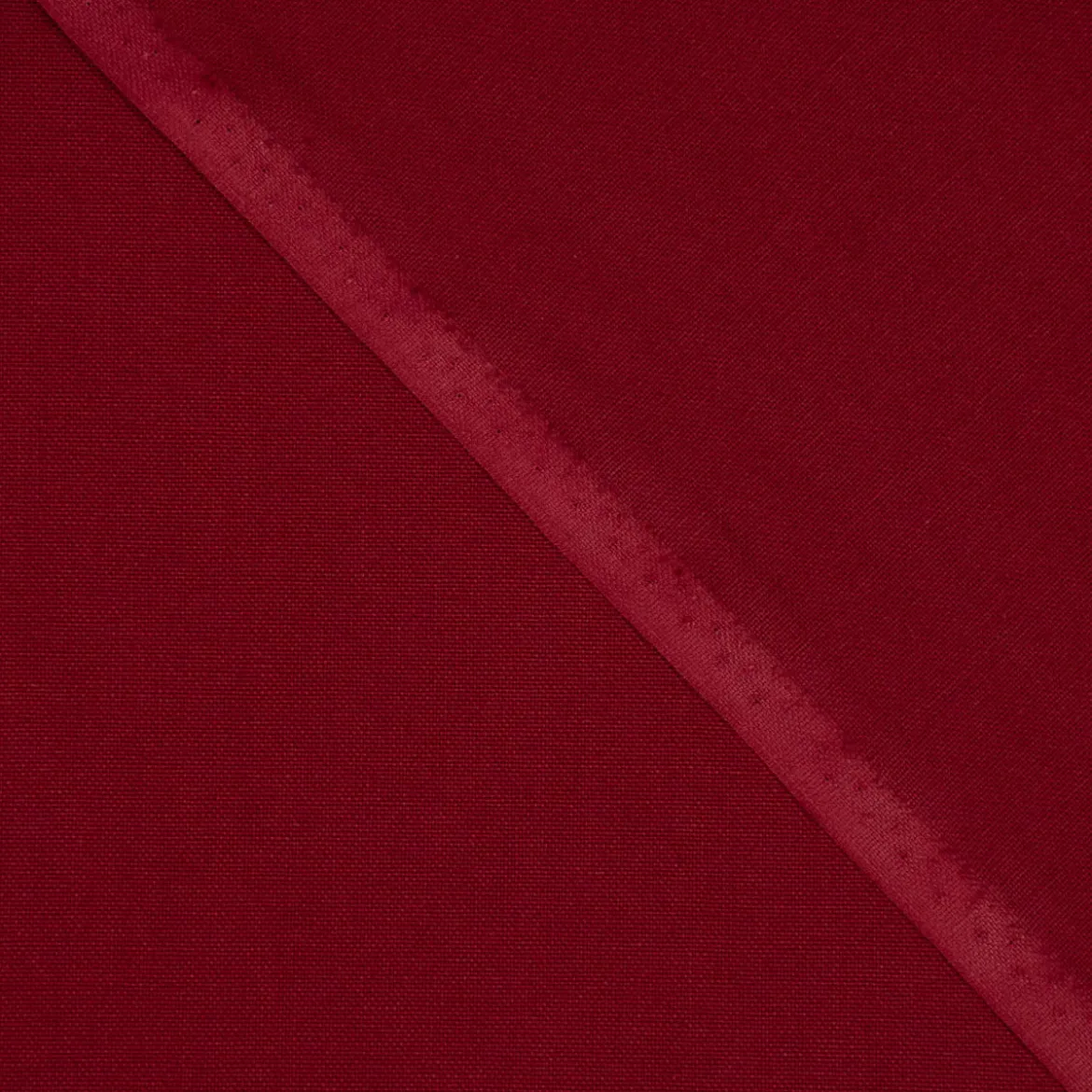 Baumwollstoff Dekostoff Canvas einfarbig bordeaux 1,4m Breite