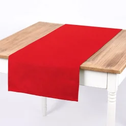Baumwollstoff Dekostoff Canvas einfarbig tomatenrot 1,4m Breite