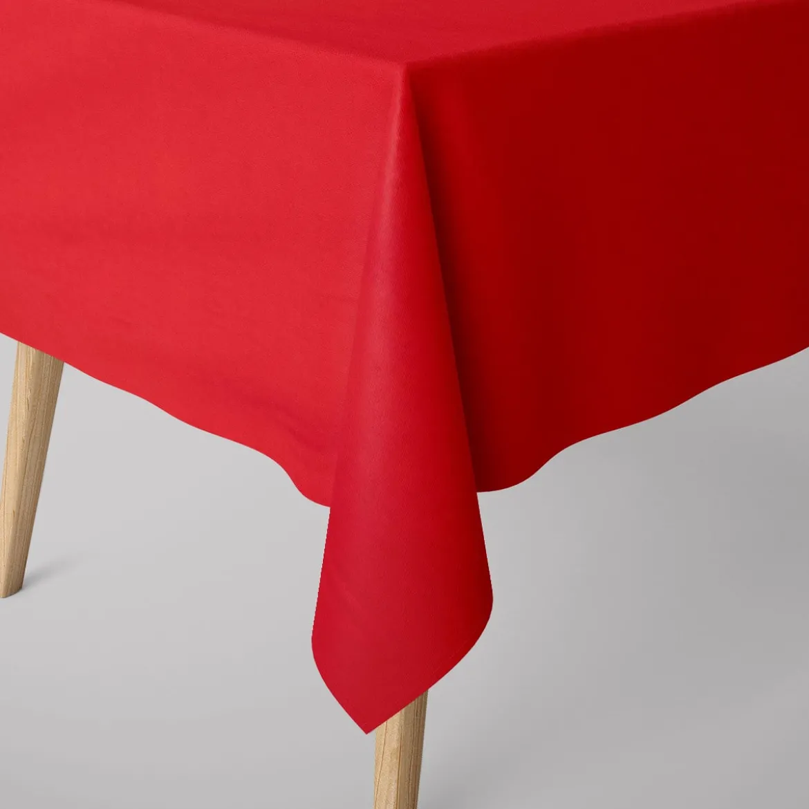 Baumwollstoff Dekostoff Canvas einfarbig tomatenrot 1,4m Breite