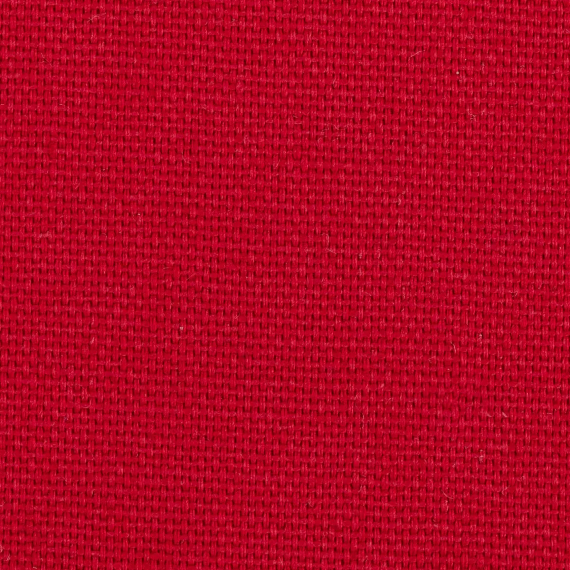 Baumwollstoff Dekostoff Canvas einfarbig rot 1,4m Breite