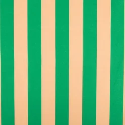 Baumwollstoff Dekostoff Halbpanama Digitaldruck Joyful Basic Stripe grün peach 1,40m Breite