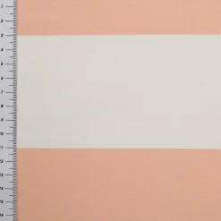 Baumwollstoff Dekostoff Halbpanama Digitaldruck Streifen peach ecru 1,40m Breite
