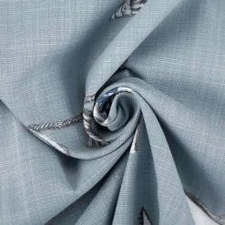 Baumwollstoff Dekostoff Panama Leinenstruktur Petitbateau Maritim blau 1,60m Breite