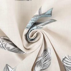 Baumwollstoff Dekostoff Panama Leinenstruktur Petitbateau Maritim natur 1,60m Breite