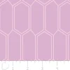 Baumwollstoff Emilia by Camelot Sechsecke beere pink 1,10m Breite