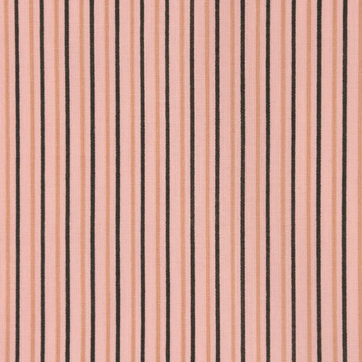 Baumwollstoff GILDWIN Streifen Nadelstreifen fein rosa grau beige 1,5m Breite