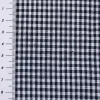 Baumwollstoff kariert weiß dunkelblau 2mm