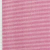Baumwollstoff kariert weiß pink 2mm