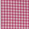 Baumwollstoff kariert weiß pink 9mm