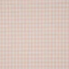 Baumwollstoff kariert weiß puder rosa 5mm