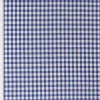 Baumwollstoff kariert weiß royalblau 5mm