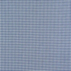 Baumwollstoff kariert weiß royalblau 5mm
