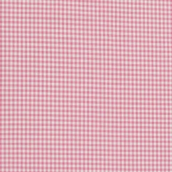 Baumwollstoff kariert weiß rosa 5mm