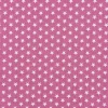 Baumwollstoff Mini Sterne beere mauve weiß 1,40m Breite