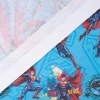 Baumwollstoff Popeline Digitaldruck Superman™© blau rot schwarz gelb 1,5m Breite
