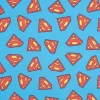 Baumwollstoff Popeline Digitaldruck Superman™© Logo blau rot gelb 1,5m Breite