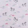 Baumwollstoff Popeline Einhorn Wolken hell altrosa mint weiß 1,45m Breite