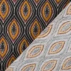 Baumwollstoff Popeline Jana Retro schwarz braun 1,45m Breite