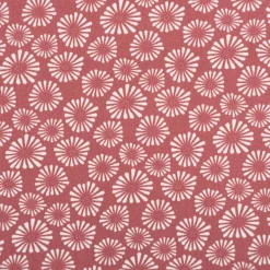 Baumwollstoff Popeline Mado abstrakte Mini-Blüten marsala-rot Breite