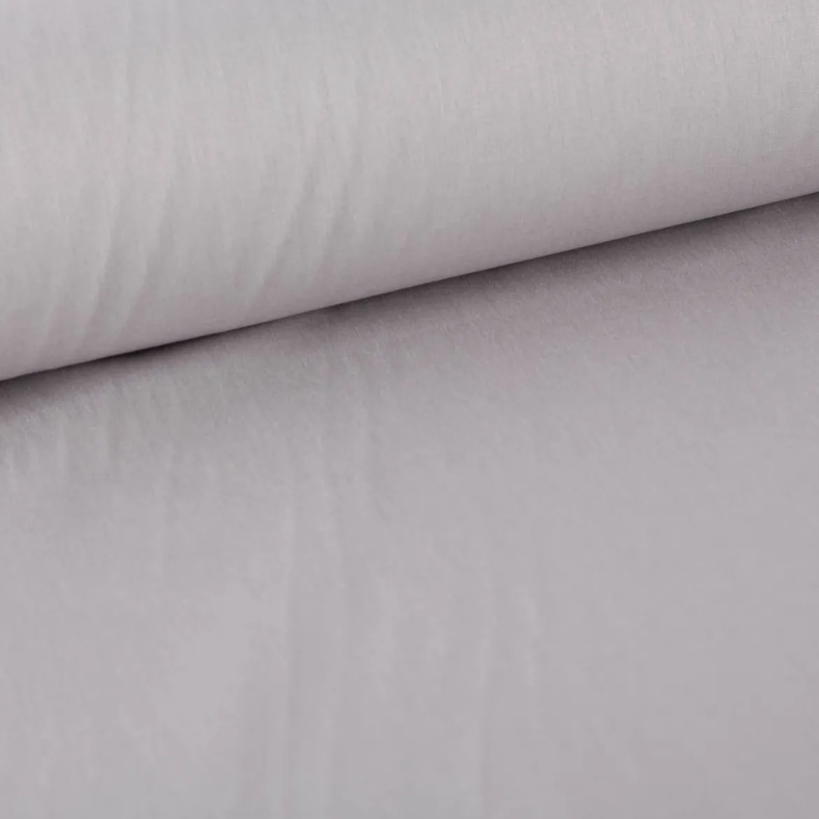 Baumwollstoff Popeline Meterware uni hellgrau – 1,50 m breit, weich & blickdicht, 125g/m²