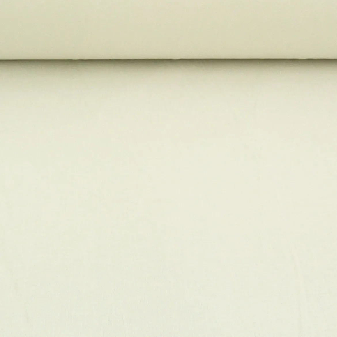 Baumwollstoff Popeline Meterware uni creme – 1,50 m breit, weich & blickdicht, 125g/m²
