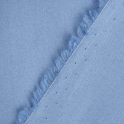 Baumwollstoff Popeline Meterware uni hell jeansblau – 1,50 m breit, weich & blickdicht, 125g/m²