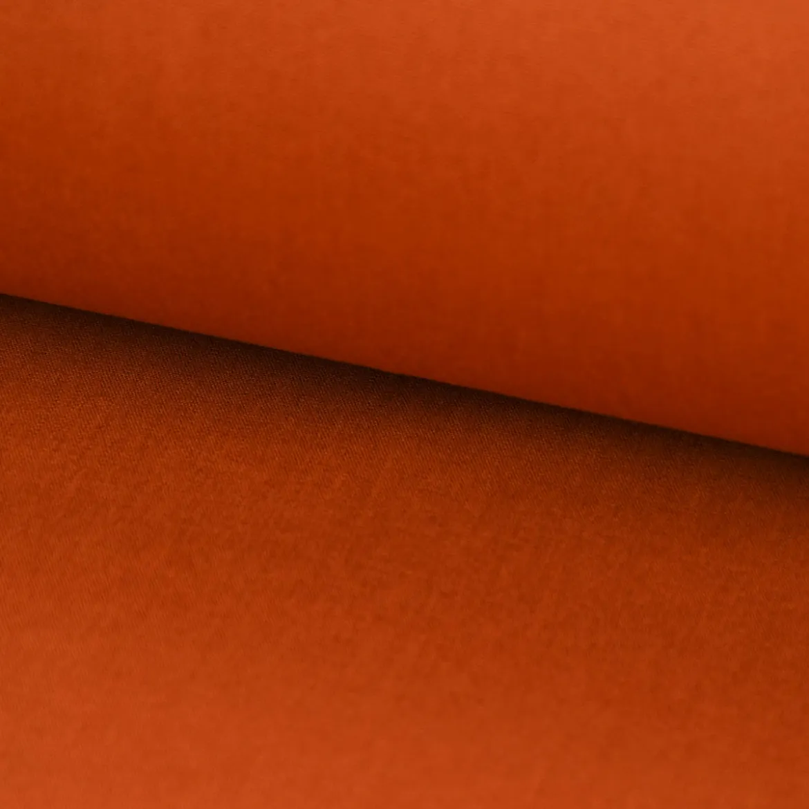 Baumwollstoff Popeline Meterware uni cognac – 1,50 m breit, weich & blickdicht, 125g/m²