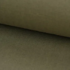 Baumwollstoff Popeline Meterware uni tarngrün – 1,50 m breit, weich & blickdicht, 125g/m²