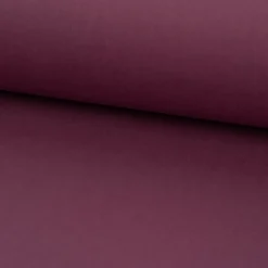 Baumwollstoff Popeline Meterware uni aubergine – 1,50 m breit, weich & blickdicht, 125g/m²