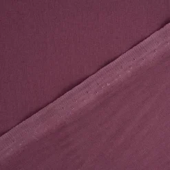 Baumwollstoff Popeline Meterware uni aubergine – 1,50 m breit, weich & blickdicht, 125g/m²