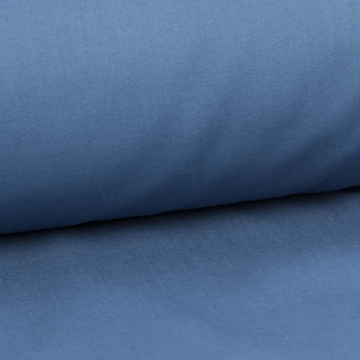 Baumwollstoff Popeline Meterware uni jeans blau – 1,50 m breit, weich & blickdicht, 125g/m²