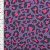Baumwollstoff Popeline Stoff Leo lila pink 1,45m Breite