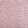 Baumwollstoff Popeline Stoff Leo beige lila 1,45m Breite